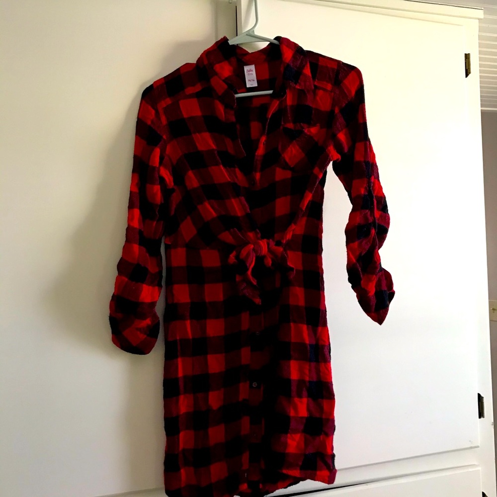 Black and red dress